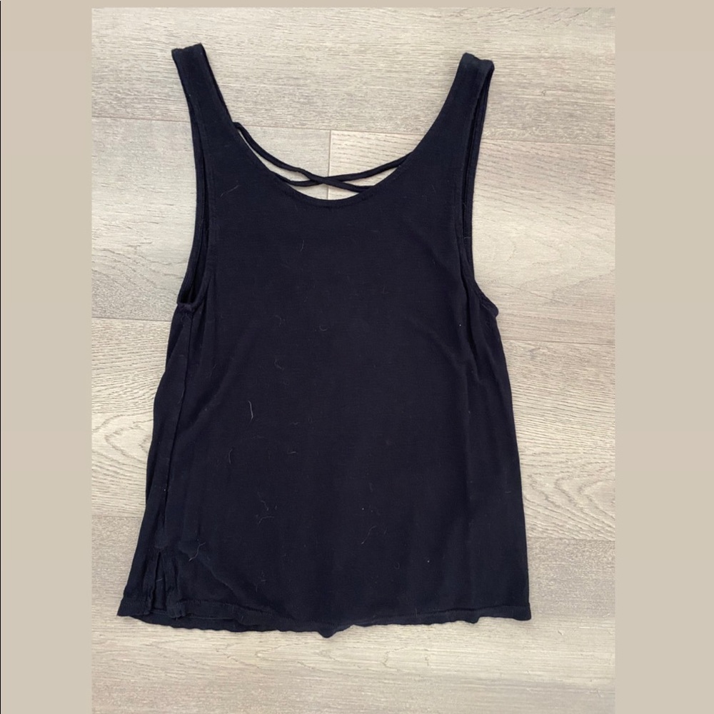 black tank top